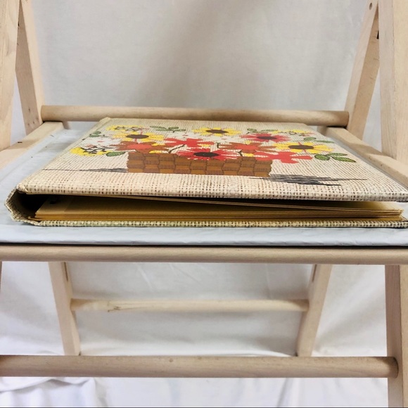 Vintage Office Vintage 7s Photo Album Sticky Pages Plastic Shield